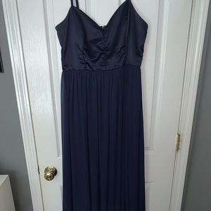 USED ONCE Prom/Formal Navy Blue Dress